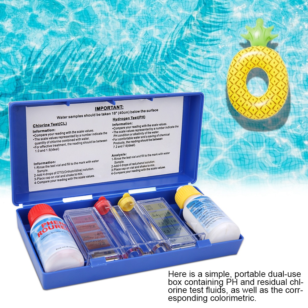 PH Chlorine Water Quality Test - Aquarium Liquid Carbon recension och pris