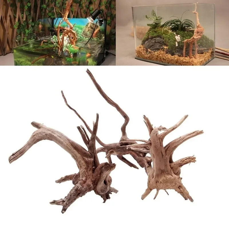Natural Tree Trunk Driftwood A - Aquarium Plants Live recension och pris