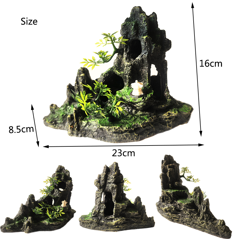 Resin Aquarium Rockery Mountai - Aquarium Driftwood recension och pris