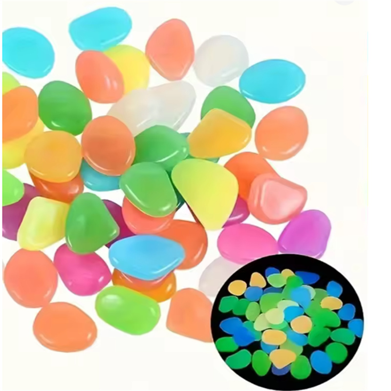 200pcs 1cm glow in dark pebble - Plant Aquarium Pot recension och pris