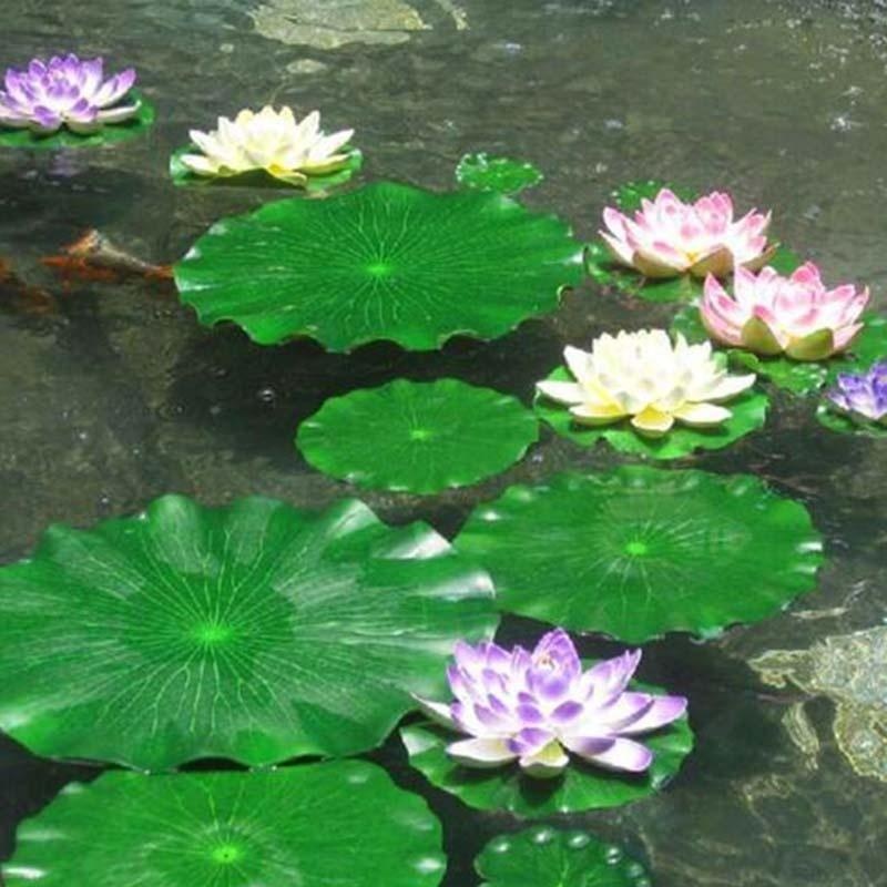 2026 Artificial Water Lily Lot - Aquarium Plant Substrate recension och pris