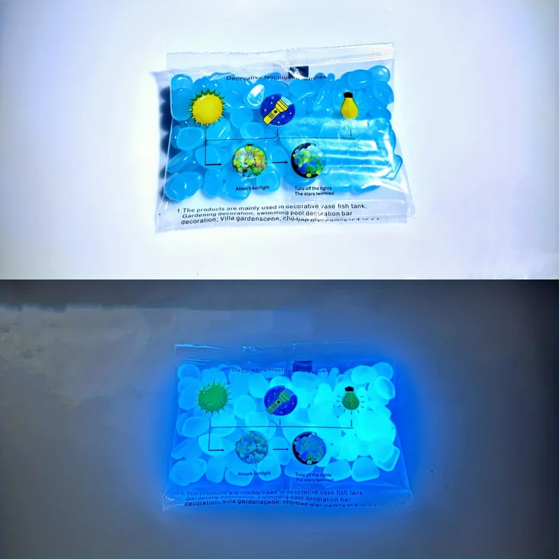 100/500pcs Glow In The Dark Pe - Plant Aquarium Pot recension och pris
