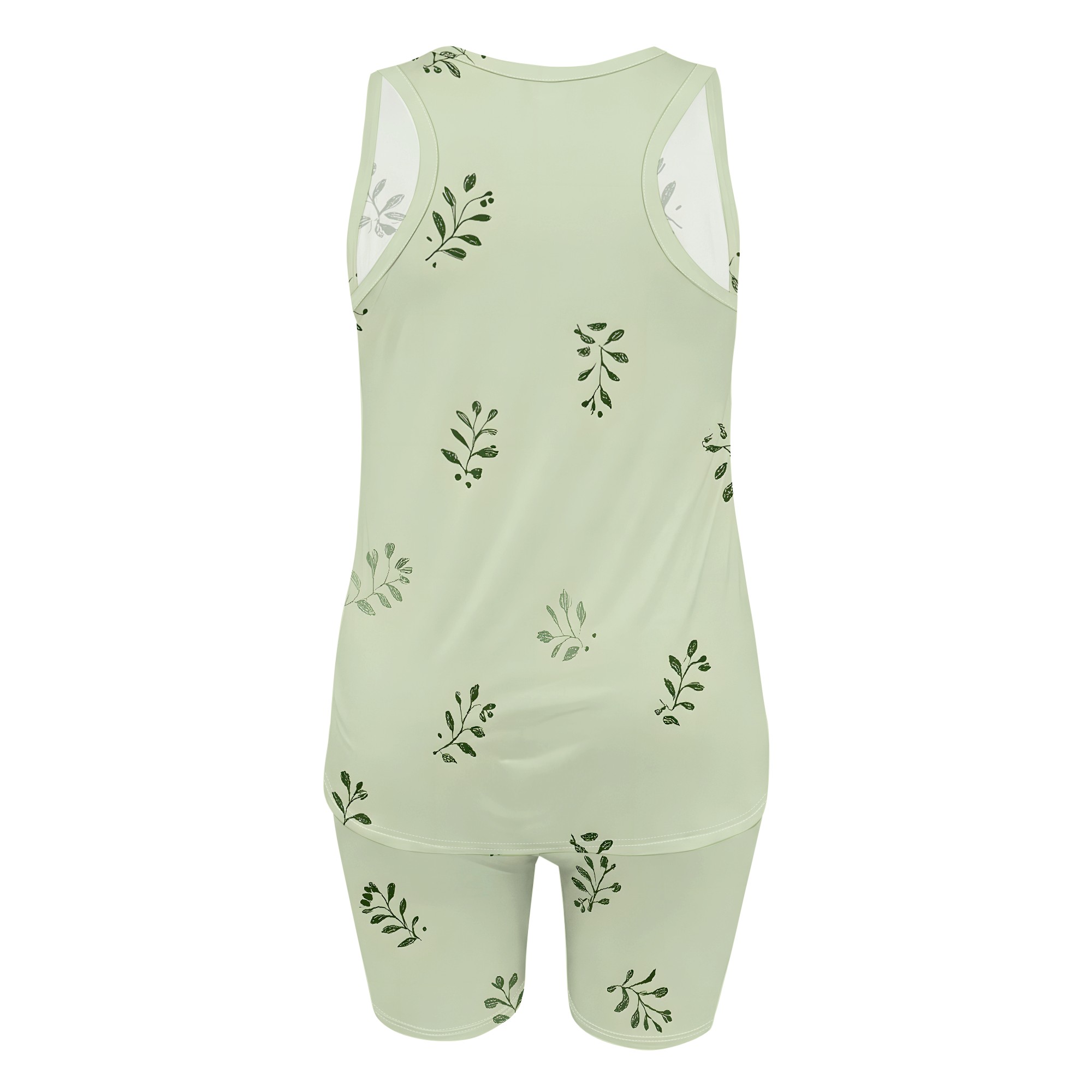 Leaf Print Tank Top and Shorts - Planted Tank recension och pris