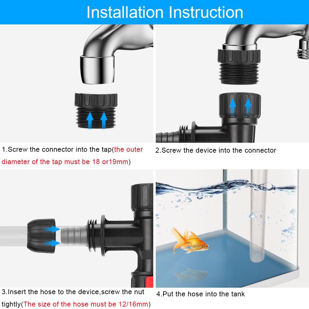 Aquarium Water Changer Fish Ta - Planted Aquarium Cleaning recension och pris